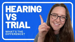 Hearing vs Trial: What's the Difference? by SoloSuit – Win Your Debt Collection Lawsuit 116 views 1 month ago 4 minutes, 37 seconds
