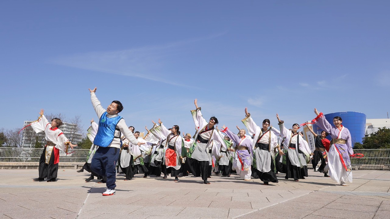 よさこい総踊り 📍堺よさこいかえる祭り (堀内機械会場) 2026-03-01T12:05