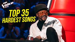 top 35 hardest songs ever but kids nailed them voice kids