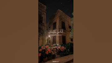 قالت ياأيها الملأ إني ألقي إلي كتاب كريم | ما تيسر  من سورة النمل | الشيخ محمد عمران