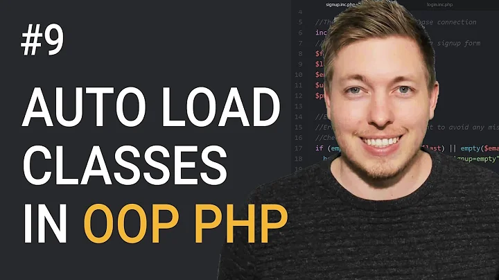 9: Load Classes Automatically In OOP PHP | Object Oriented PHP Tutorial | PHP Tutorial | mmtuts