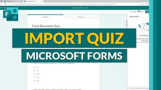 Microsoft Forms Quiz | Convert a PDF or Word document into a quiz