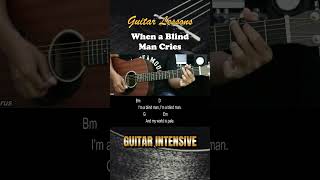 Download Lagu When A Blind Man Cries - Deep Purple | EASY Guitar Lessons - Chords - Guitar Tutorial MP3