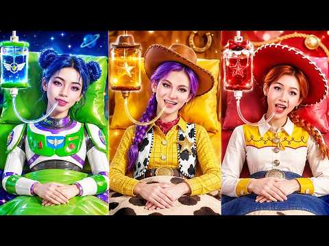 I ENTERED THE WORLD OF FANTASY! Toy Story Cosplay Challenge at School!