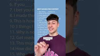 20 high performing hooks you can use to grow on TikTok... #Shorts #zestyagency