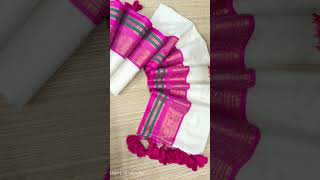 Onam special white saree #bavajaldirava#trendingshorts
