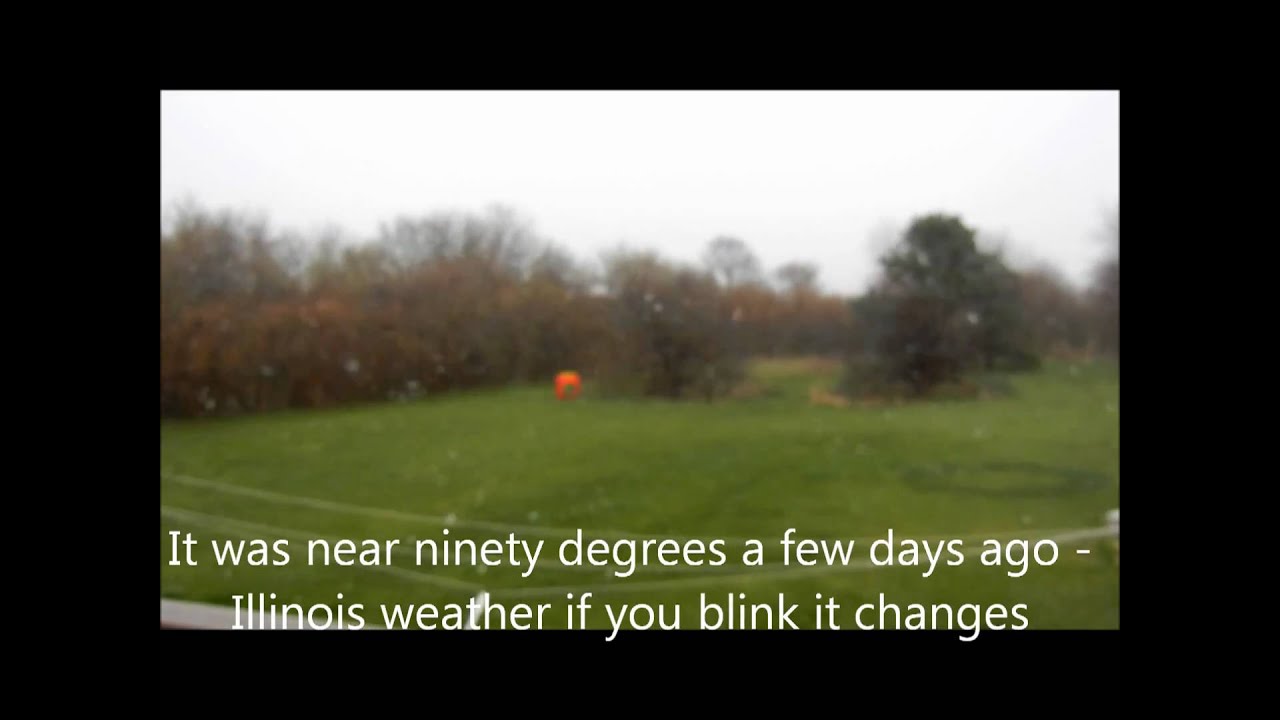 Snowing in Hampshire April 16 YouTube