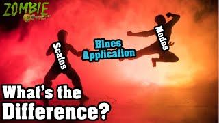 Modes vs Scales - What&#39;s the Difference? (blues application)