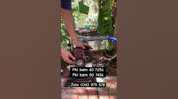 Phi bơm nước - gắn máy cắt cỏ Tum lớn 🥰
