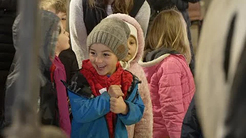 Preschool students learn the basics of sustainable dairy farming