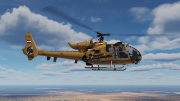 SA342M Gazelle Multi-Crew Convoy Attack in VR | DCS World Online