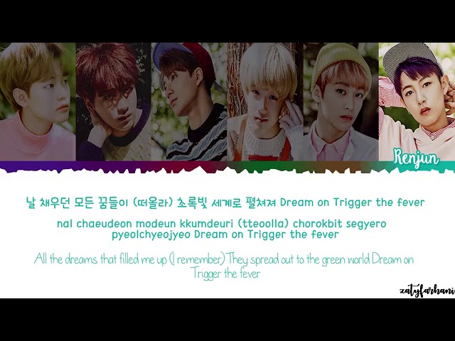 NCT DREAM - Trigger The Fever Lyrics [Color Coded_Han_Rom_Eng] class=