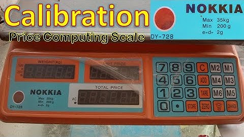 Calibration 35kg price computing scale | By Malik Scale | 11052021