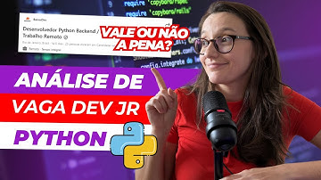 Análise de Vaga para Dev Jr Backend - Python
