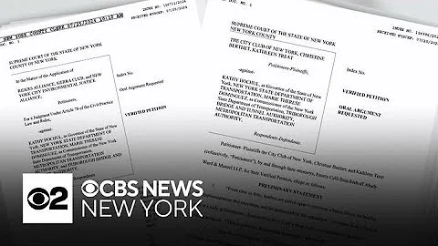 Lawsuits continue to pile up against congestion pricing pause