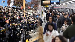 서울지하철 22일 무기한 총파업…노사 '치킨게임'에 시…