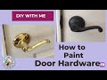 Paint Door Knobs! Save Money!