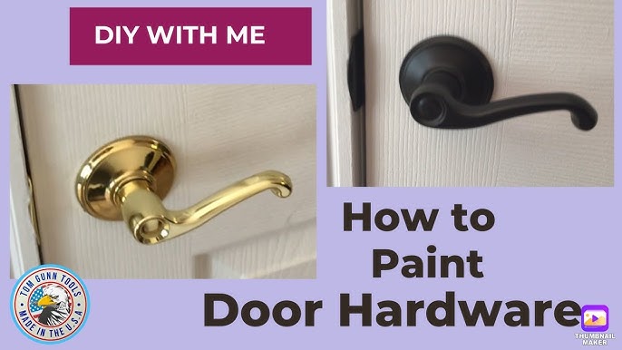 How to easily update your kitchen cabinet hardware for under $20. Spray  paint your kitchen hardware. 