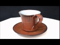 村岡魯檀の柿釉の「コーヒーカップ」です。 | 陶器販売の濫觴