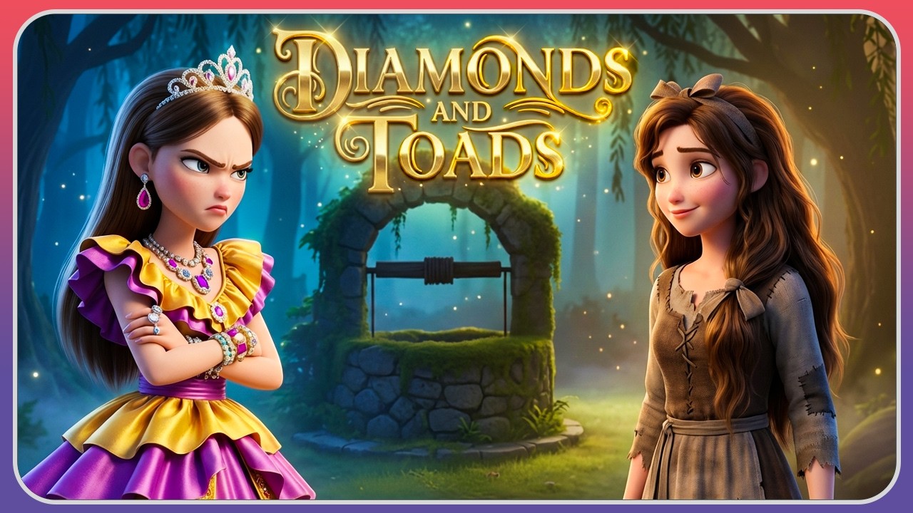 Diamonds and Toads - A Magical Retelling of the Kind and Cruel Sisters | Full 3D Animation