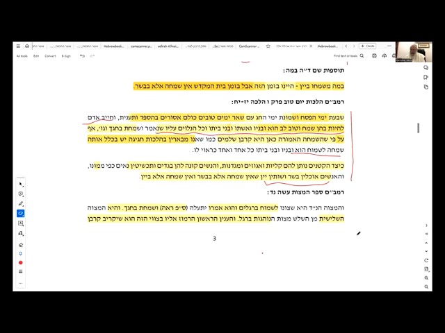 Minhag to eat milchig on Shvuos Vs The Requirement to Eat Meat | Shiur by Harav Asher Weiss Shlita