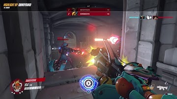 Overwatch Highlight - Junkrat - Eichenwalde #11