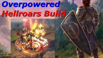 Songs of Conquest - Overpowered Hellroars Build - Barya Suicide Battle, One Turn to Win !