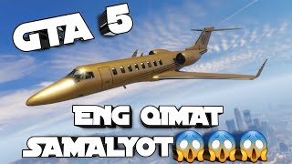 GTA 5  / ENG QIMAT SAMALYOT 😱😱😱😎UZBEKCHA LETSPLEY