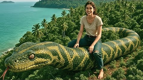 A Girl Alone Surviving In The Forest | Giant Python Attack 😧