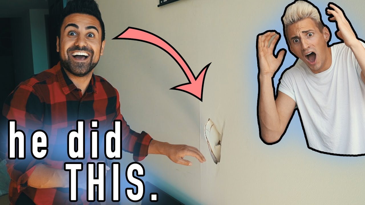 HE PUNCHED A HOLE IN MY NEW APARTMENT'S WALL?! (Surprise at End!) YouTube