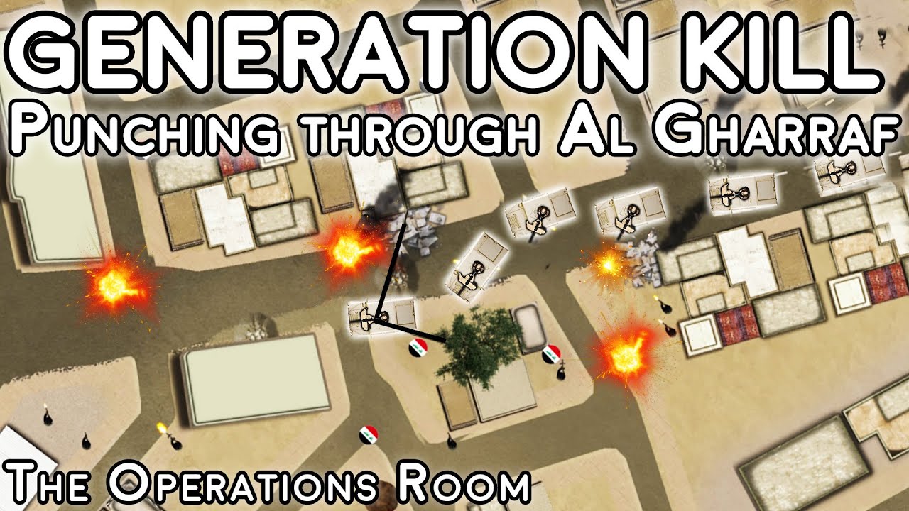 Generation Kill - 1st Recon Punches Through Al-Gharraf - Animated