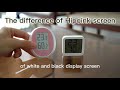 HD Eink Screen Thermohygrograph Electronic Paper Thermometer Hygrometer Epaper