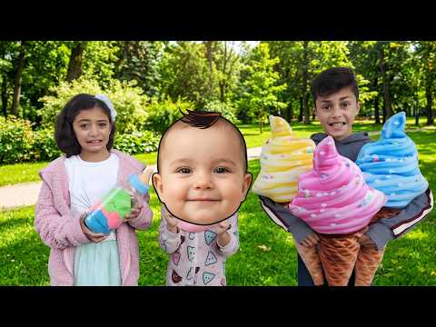 BABY REJECTS EVERY ICE CREAM! Heidi & Zidane Find a Funny Solution