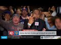 Stephen A Smith getting fired up outside MSG after game 2 and is headed to Atlanta representing nyc