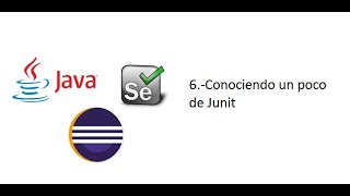 Curso Practicas Selenium Java|Conociendo un poco de Junit| Part06