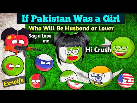 If pakistan was a Girl |Countryballs animation | country ball voice#animation #countryballs