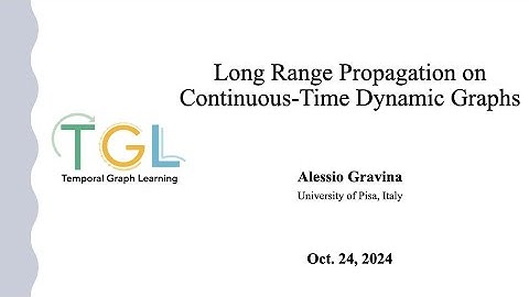 Long Range Propagation on Continuous-Time Dynamic Graphs