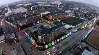 Okc Drone footage Christmas Lights
