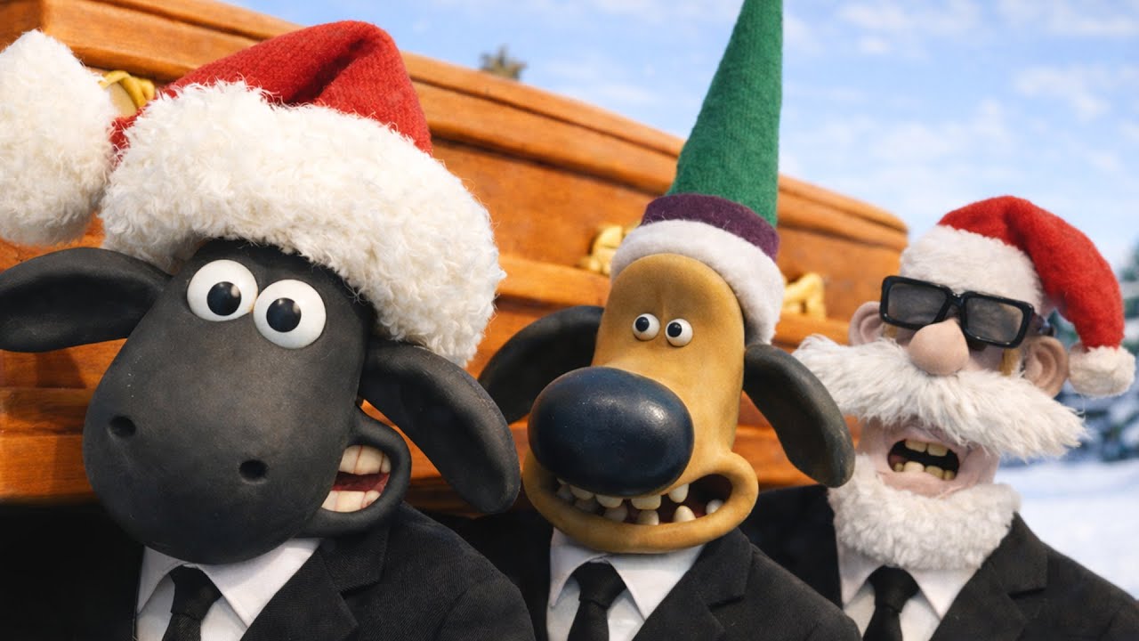 Барашек Шон: Полёт перед Рождеством - Танцевальная песня в гробу🎄Рождественский ремикс🎄