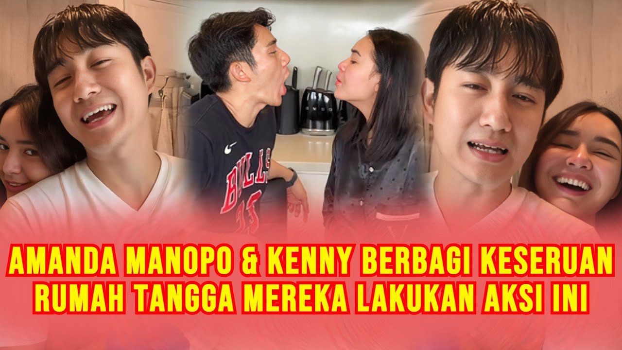 GEMESSSNYA! Amanda Manopo & Kenny Austin Saling Tukar J!Gonng Begini, Ada Ada Aja Nih Bumil!