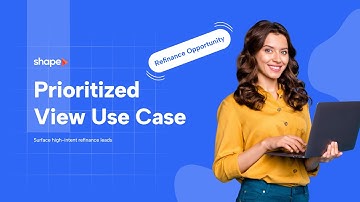 How To Use Prioritized Views for Refinance Opportunities in Shape — Mortgage CRM Training