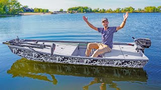 I Built An Epic ALL ELECTRIC Mini BASS BOAT!