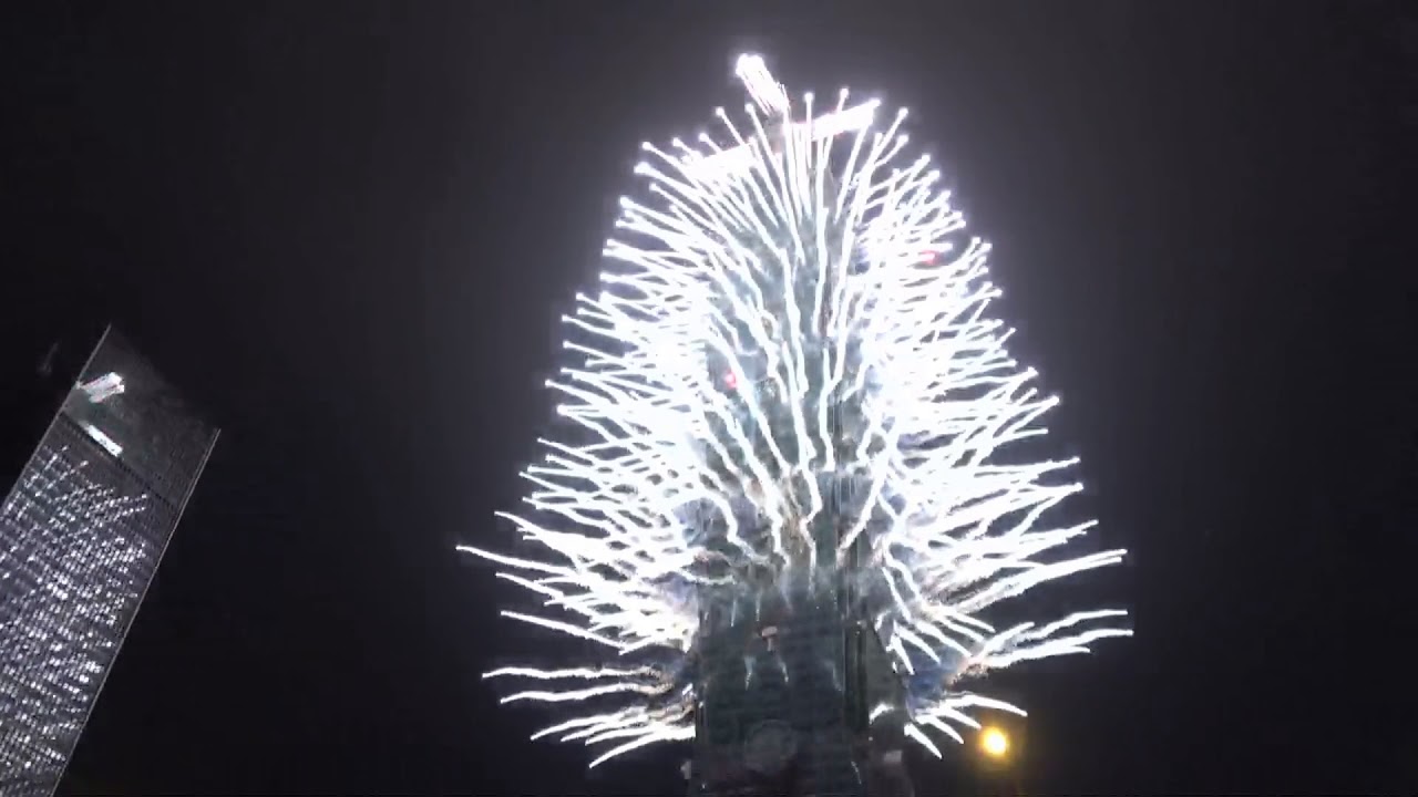 Kết quả hình ảnh cho lễ hội pháo hoa năm mới tại tháp taipei 101