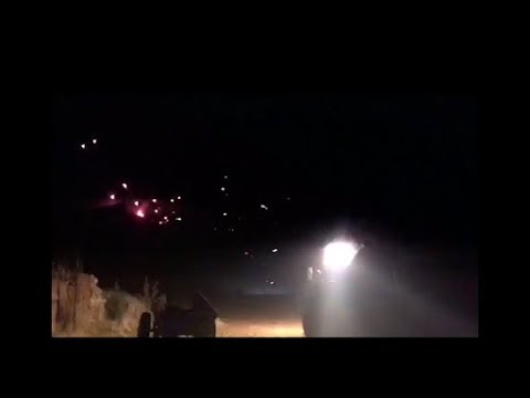 İzli mermi atışı İzli mermi dağı yaktı geçti (!) to shoot with tracked bullets