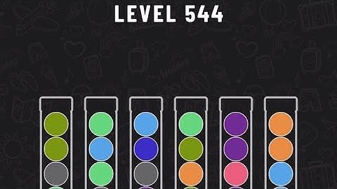 Ball Sort Puzzle Level 544 #ballsortpuzzle #ballsortpuzzlegameplay #puzzlegame #mobilegames