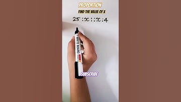 Proportion|find the value of x  #maths #education #proportion #findthevalueofx