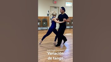 Tango: Variation #tango #lawofattraction #learntango #thetangoway #love #dancestudio #dancer #dance