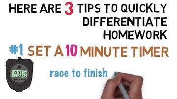 Differentiated Homework