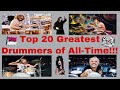 Top 20 Favorite Drummers of All-Time!!!