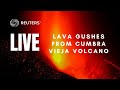 LIVE: Lava pours out from the volcano on Spain's La Palma island